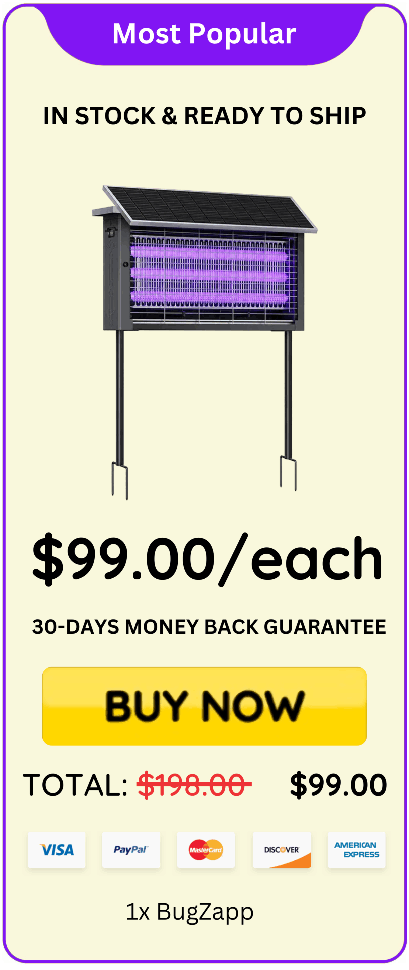 BugZapp offer price 